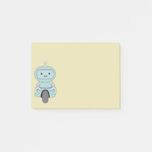 Post-it® Illustration de robot rétro