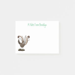 Post-it® Illustration de superbe et superbe lyrebird