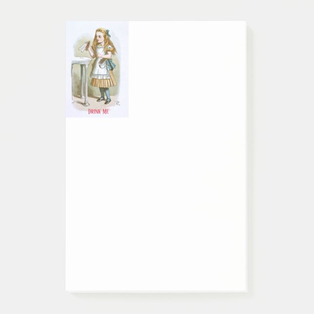 Post-it® Illustration de The Nursery Alice - Buvez-moi (Devant)