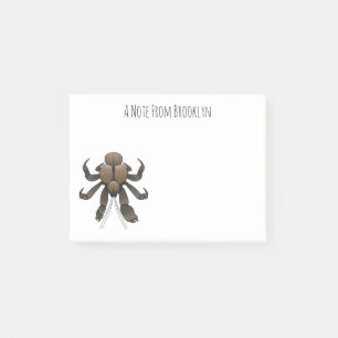Post-it® Illustration du crabe de coco