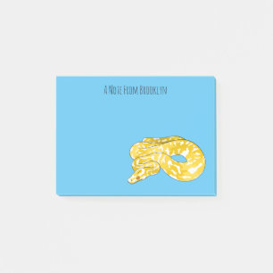 Post-it® Illustration du serpent python birman