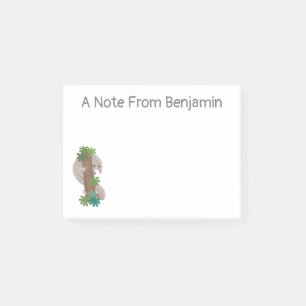 Post-it® Illustration d'une anteure de pangolin mignonne