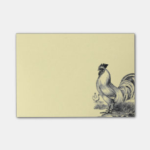 Post-it® Illustration vintage de coq