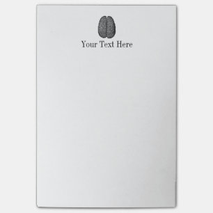 Post-it® Illustration vintage d'esprit humain