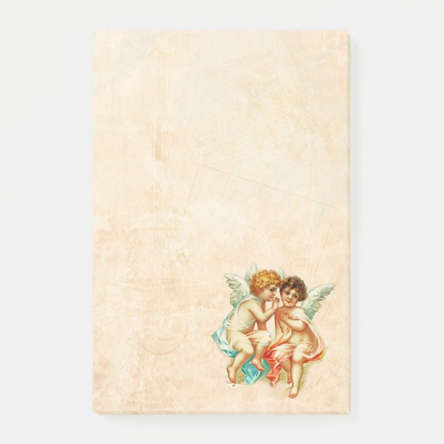Post-it® Illustration vintage Ephemera Angel Cherubs (Devant)