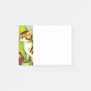 Post-it® Illustration vintage Tabby Cat