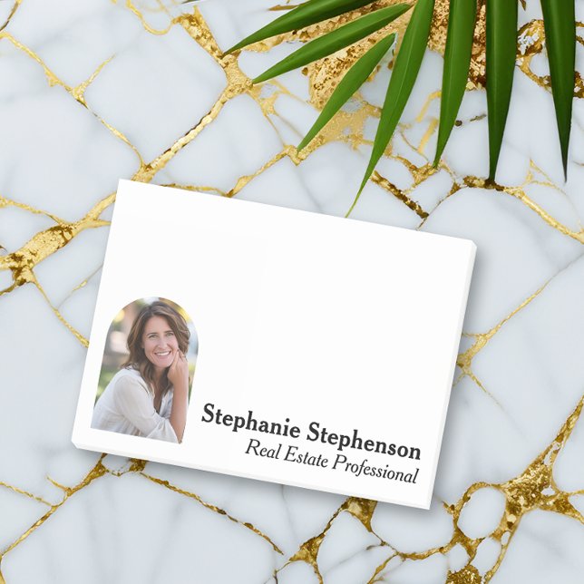 Post-it® Image personnalisée Entreprise Arrière (personalized custom photo post-it notes)