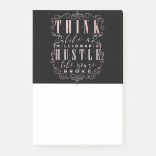 Post-it® Imaginez un milliardaire comme si vous étiez Broke
