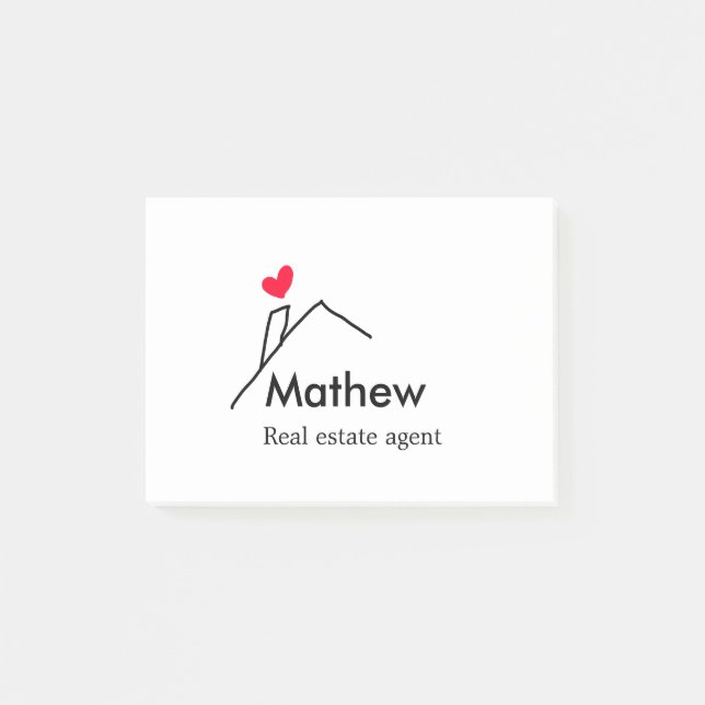 Post-it® Immobilier agent immobilier immobilier constructio (Devant)