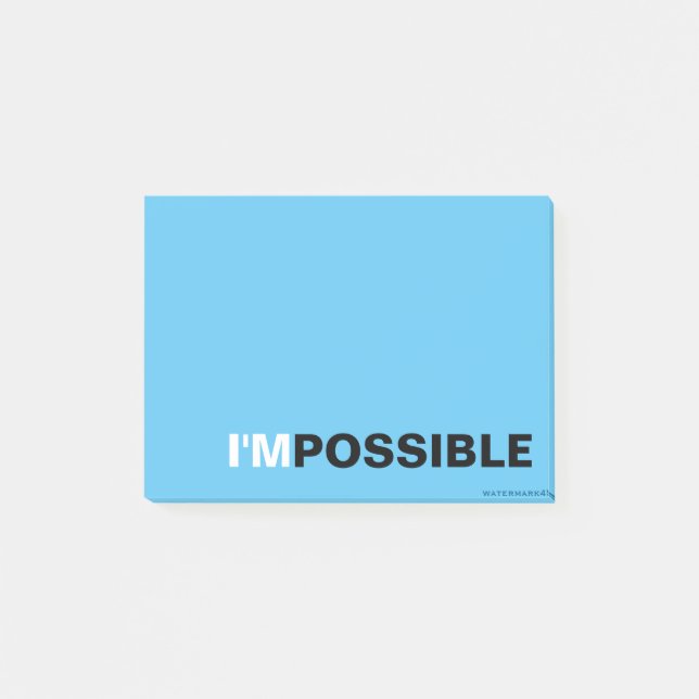 POST-IT® I'MPOSSIBLE (Devant)