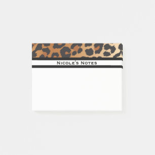 Post-it® Impression Animale Guépard Léopard Personnalisée T