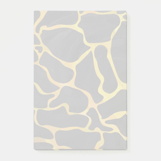 Post-it® Impression Giraffe noir et jaune (Devant)
