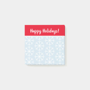 Post-it® imprimé flocon de neige personnalisé cadeau de N