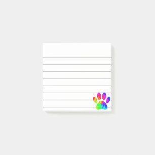 Post-it® Imprimé graphique patte de chien Tie Dye 3x3 doubl