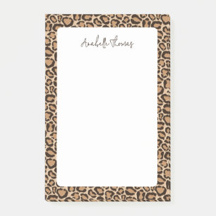 Post-it® Imprimé Léopard Monogrammé