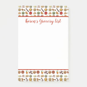 Post-it® Indian Foods Plats Cuisine indienne Illustration