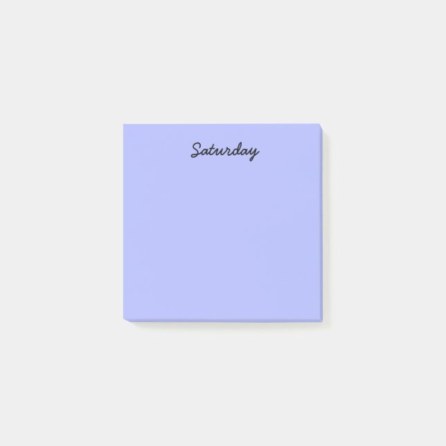 Post-it® Indigo samedi (Devant)