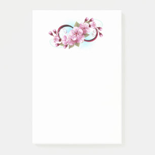 Post-it® Infinité avec les fleurs Sakura