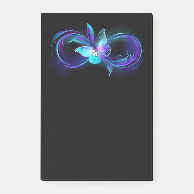 Post-it® Infinité brillante avec papillon magique (Devant)
