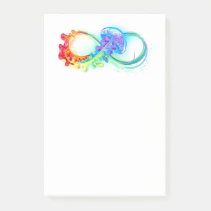 Post-it® Infinity avec Rainbow Jellyfish