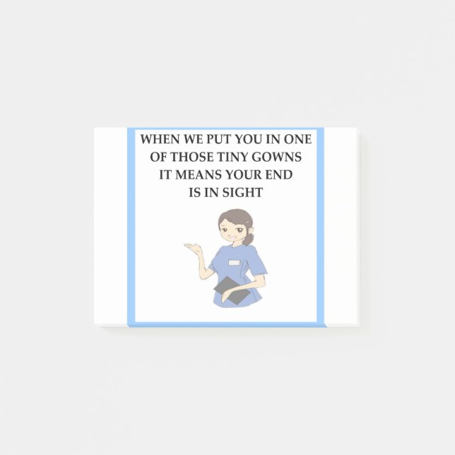 POST-IT® INFIRMIÈRE (Devant)