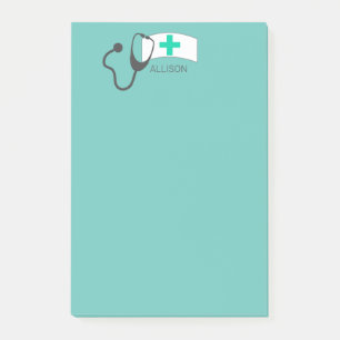 Post-it® Infirmière Casquette Stethoscope Médicale Personna