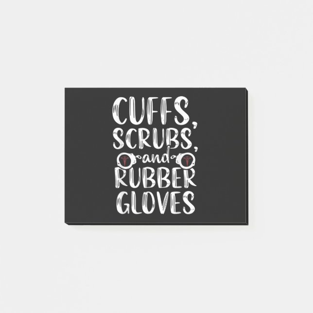 Post-it® Infirmière correctionnelle RN Prison Infirmière Mé (Devant)