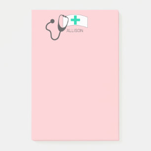 Post-it® Infirmière légère Stethoscope Médicale Casquet