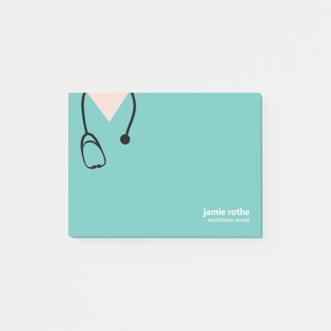 Post-it® Infirmière médecin Scrubs Hospital (Devant)