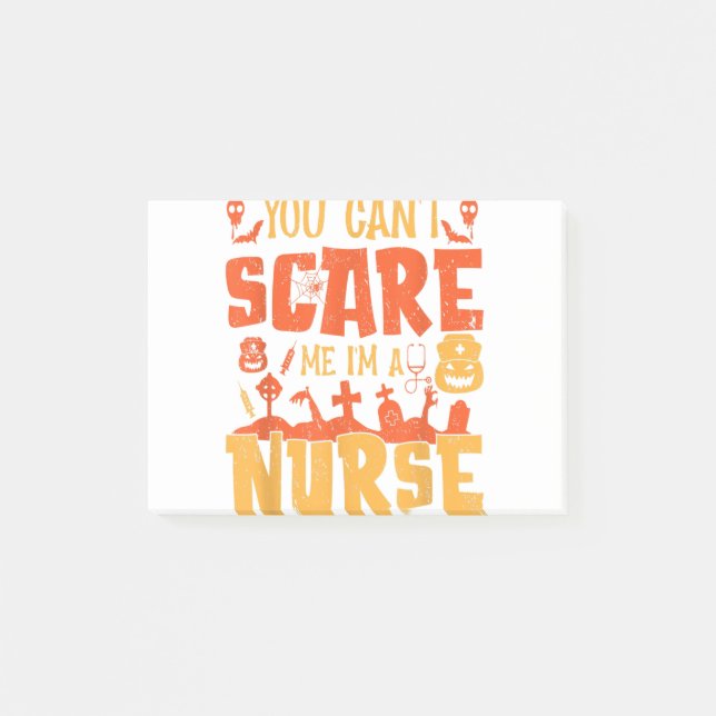 Post-it® Infirmière Par Jour Sorcière Par Nuit Drôle Hallow (Devant)