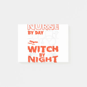 Post-it® Infirmière par jour sorcière par nuit Halloween Ci