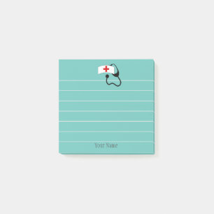 Post-it® Infirmière Personnalisée Stethoscope Médicale Avec