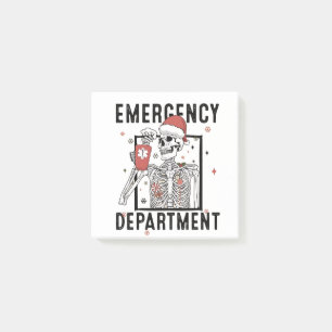 Post-it® Infirmière squelette du service des urgences amatr