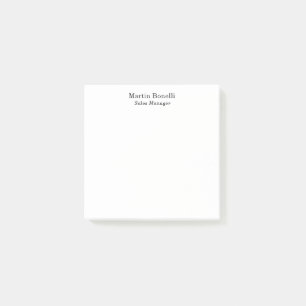 Post-it® Informations de nom propres classiques professionn