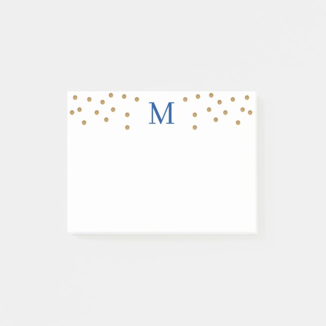 Post-it® INITIAL customisé AVEC SPRINKLES Post-it notes (Devant)