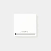 Installing Courage Post-It