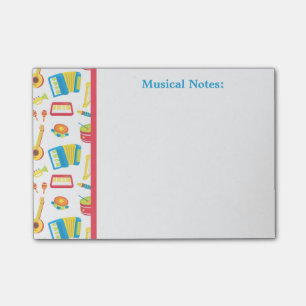 Post-it® Instruments De Musique Colorés Pour Enfants