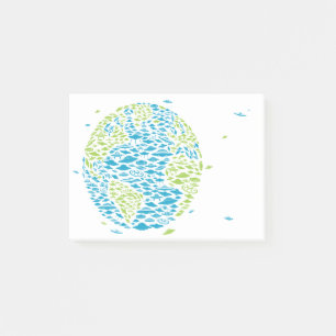 Post-it® Invasion du monde par OVNI, Alien, Navires spatiau