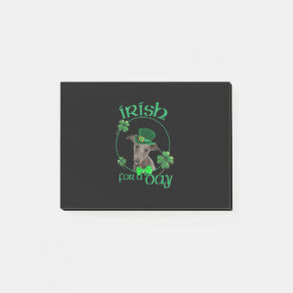Post-it® Irish For A Day Whippet Lucky Dog
