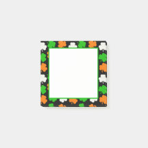 Irlande Papercut Shamrock - Black Notes