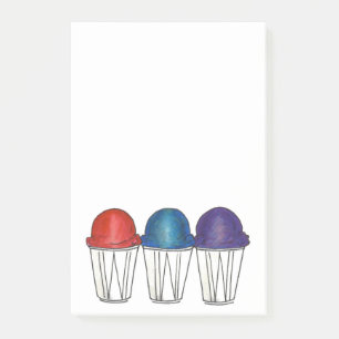 Post-it® Italien Shavi Ice Sno Snow Cone Snocone Post