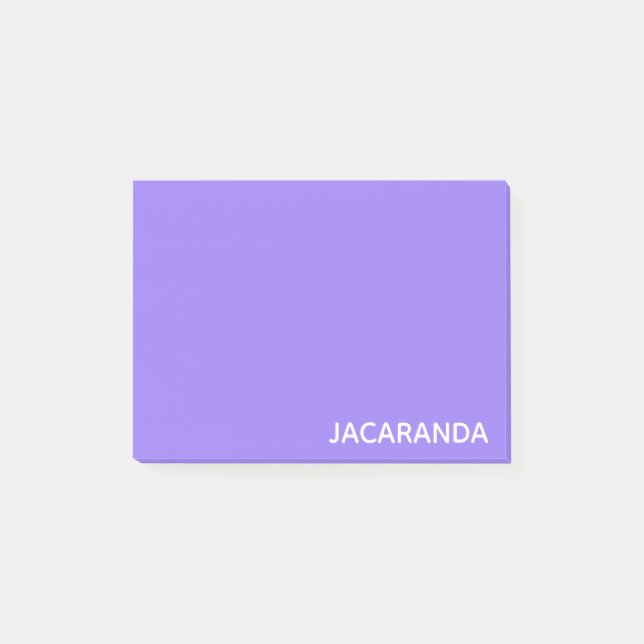 Post-it® Jacaranda purple color (Devant)