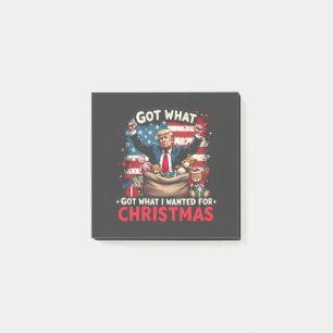 Post-it® J'Ai Ce Que Je Recherché Pour Noël Trump Père Noël