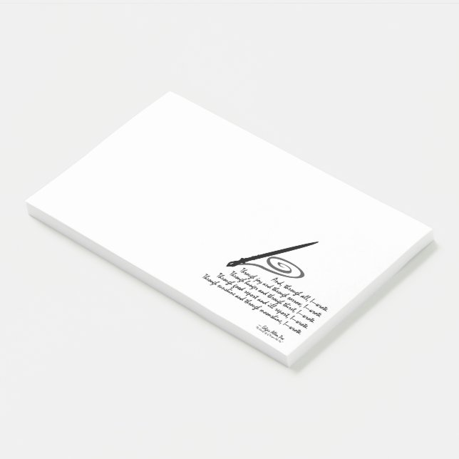 Post-it® J'ai écrit (Incliné)