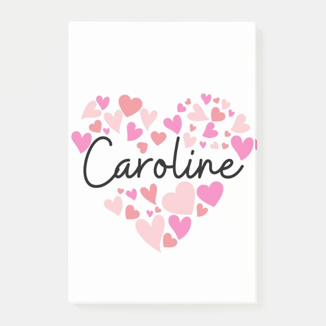 Post-it® J'aime Caroline (Devant)