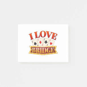 Post-it® J'aime Joueur de carte de pont