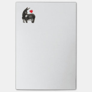 Post-it® J'aime l'âne réservé de Longears