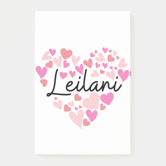 Post-it® J'aime Leilani (Devant)