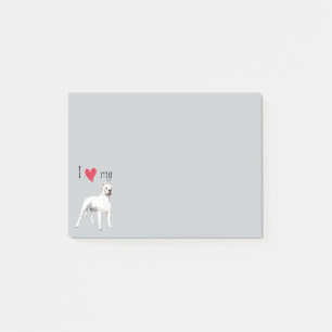 Post-it® J'aime mon Dogo Argentino