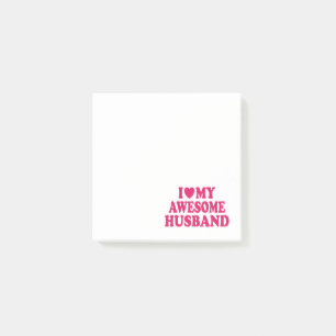 Post-it® J'Aime Mon Étonnant Mari